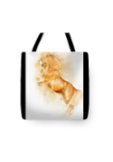 Bag with horse painting on it